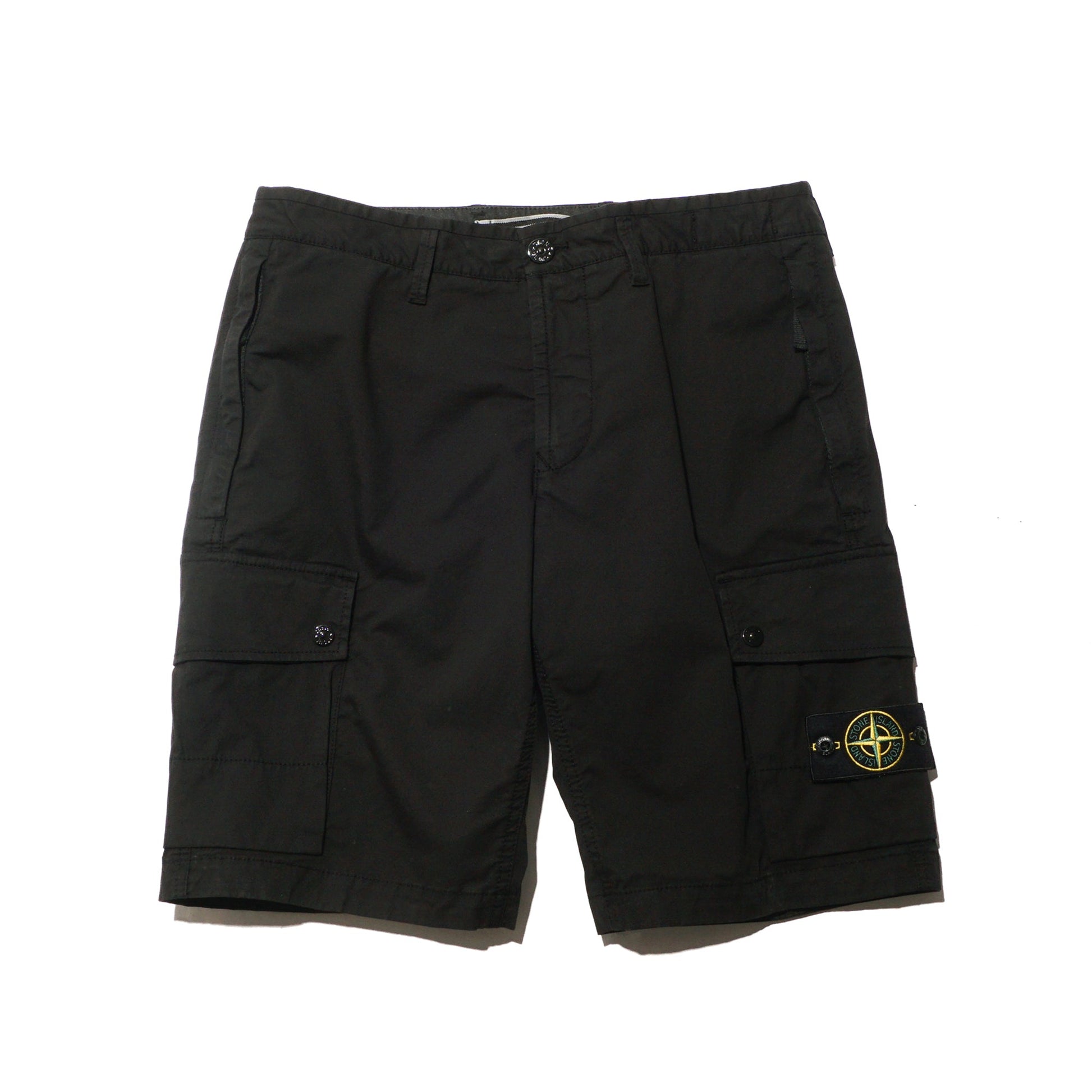 SUPIMA® COTTON TWILL STRETCH-TC BERMUDA "BLACK" - PLG