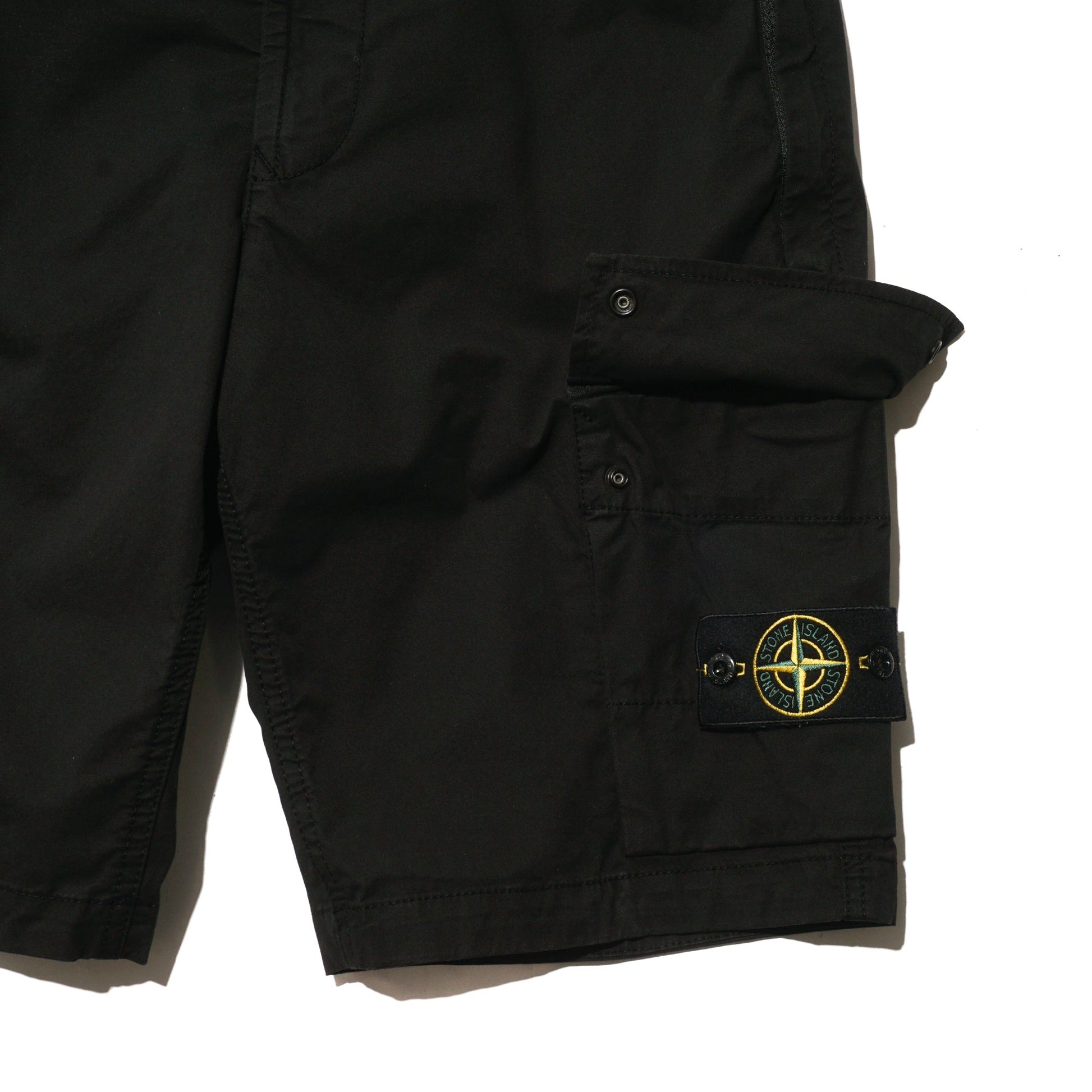 SUPIMA® COTTON TWILL STRETCH-TC BERMUDA "BLACK" - PLG