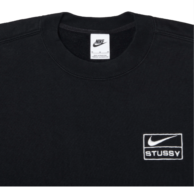 STÜSSY & NIKE STONE WASHED FLEECE CREW - PLG