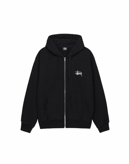 BASIC STÜSSY ZIP HOODIE - PLG