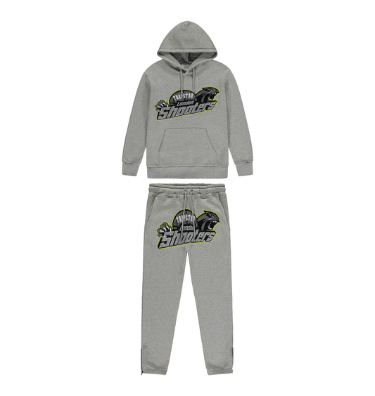 T. Shooters Tracksuit - GREY/LIME - PLG