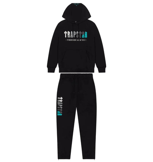 T. 2.0 Hooded Tracksuit - BLACK / TEAL - PLG